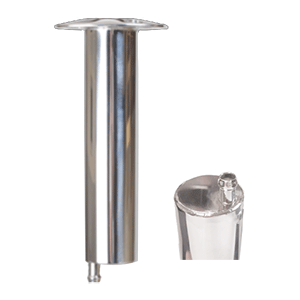 Lee's Rod Holder Medium - 0° - Stainless Steel, made by Lee's Tackle - RH5327V Lee's Rod Holder Medium - 0° - Stainless Steel, made by Lee's Tackle - RH5327V