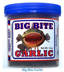Magic Bait Big Bite Garlic 14oz, made by Magic Bait - Magic Bait Big Bite Garlic 14oz, made by Magic Bait -