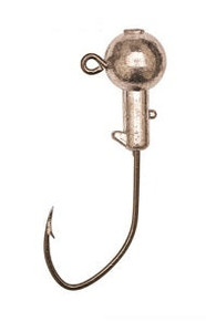 Eagle Claw Pro-V Ball Jig Head 1/8 10ct Unpainted, made by Eagle Claw - Eagle Claw Pro-V Ball Jig Head 1/8 10ct Unpainted, made by Eagle Claw -