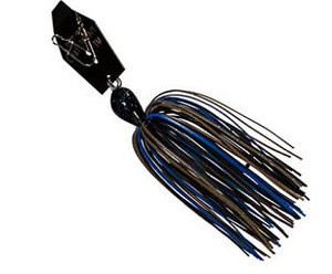 Z-Man Big Blade Chatterbait 1/2oz Black/Blue Candy, made by Z-Man Baits - Z-Man Big Blade Chatterbait 1/2oz Black/Blue Candy, made by Z-Man Baits -