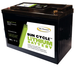 Go Power 100 Amp - Solar Battery - 12V, made by Go Power - 82738 Go Power 100 Amp - Solar Battery - 12V, made by Go Power - 82738
