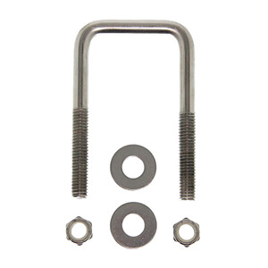 C.E. Smith Zinc U-Bolt 7/16"-14 X 3-1/8" X 3" w/Washers & Nuts - Square, made by C.E. Smith - 15252A C.E. Smith Zinc U-Bolt 7/16"-14 X 3-1/8" X 3" w/Washers & Nuts - Square, made by C.E. Smith - 15252A