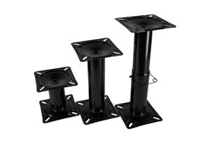 Wise 13" Steel Pedestal - Black, made by Wise Seats - 8WD1250 Wise 13" Steel Pedestal - Black, made by Wise Seats - 8WD1250