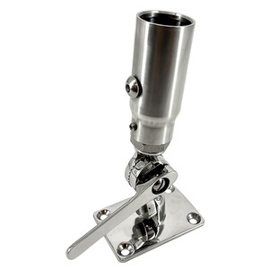 Seaview Starlink Stainless Steel 1"-14 Threaded Adapter & Stainless Steel Ratchet Base, made by Seaview - SV114STLKRB Seaview Starlink Stainless Steel 1"-14 Threaded Adapter & Stainless Steel Ratchet Base, made by Seaview - SV114STLKRB