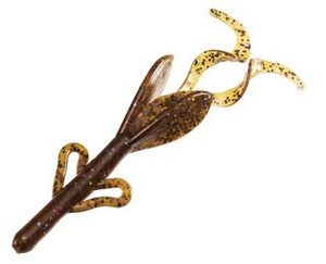 Zoom Baby Brush Hog 5.5" 12/bag Green Pumpkin Candy, made by Zoom Baits - Zoom Baby Brush Hog 5.5" 12/bag Green Pumpkin Candy, made by Zoom Baits -