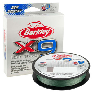 Berkley x9 Braid Low-Vis Green - 30lb - 164 yds - X9BFS30-22, made by Berkley - 1486815 Berkley x9 Braid Low-Vis Green - 30lb - 164 yds - X9BFS30-22, made by Berkley - 1486815