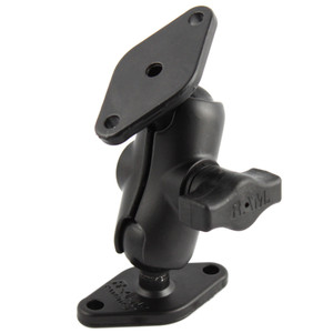 RAM Mount 1" Diameter Ball Mount w/Short Arm & 2 Diamond Bases, made by RAM Mounting Systems - RAM-B-102U-A RAM Mount 1" Diameter Ball Mount w/Short Arm & 2 Diamond Bases, made by RAM Mounting Systems - RAM-B-102U-A