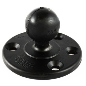 RAM Mount 3.68" Round Base w/1.5 Ball, made by RAM Mounting Systems - RAM-240U RAM Mount 3.68" Round Base w/1.5 Ball, made by RAM Mounting Systems - RAM-240U