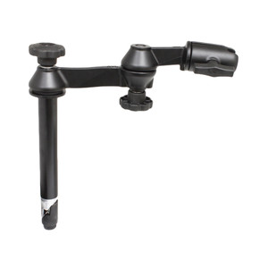 RAM Mount Double Swing Arm w/8" Male Tele-Pole - No Ball Base, made by RAM Mounting Systems - RAM-VP-SW1-8NB RAM Mount Double Swing Arm w/8" Male Tele-Pole - No Ball Base, made by RAM Mounting Systems - RAM-VP-SW1-8NB