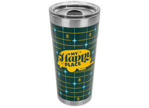 Libatc Wrapped Tumbler Green Grid 20oz, made by Camco - 53325 Libatc Wrapped Tumbler Green Grid 20oz, made by Camco - 53325