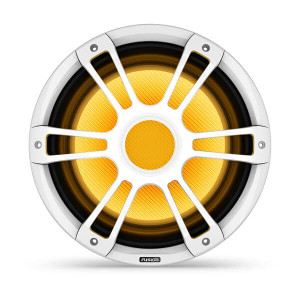 Fusion Sg-sl123spw 12"" 600 Watt Sub-woofer Sports Grill White, made by Fusion - 010-02775-10 Fusion Sg-sl123spw 12"" 600 Watt Sub-woofer Sports Grill White, made by Fusion - 010-02775-10