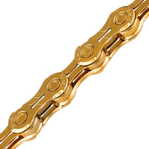 KMC X11EL Speed Extra Light Chain Ti Gold, made by KMC Chain - KMC X11EL Speed Extra Light Chain Ti Gold, made by KMC Chain -