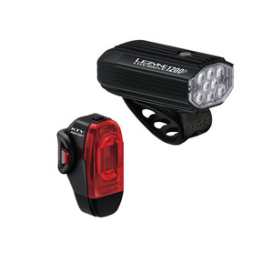 Lezyne Lite Drive 1200+ / Ktv Drive Pro+ Pair Light Set, made by Lezyne - Lezyne Lite Drive 1200+ / Ktv Drive Pro+ Pair Light Set, made by Lezyne -