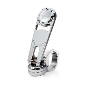 Rokform Motorcycle Handlebar Mounts Polished Aluminum, made by Rokform - Rokform Motorcycle Handlebar Mounts Polished Aluminum, made by Rokform -