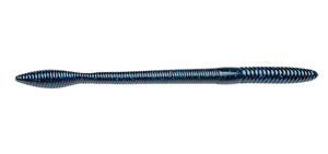 Strike King Bull Worm 8" Black Blue Flake, made by Strike King Baits - BW8-2 Strike King Bull Worm 8" Black Blue Flake, made by Strike King Baits - BW8-2