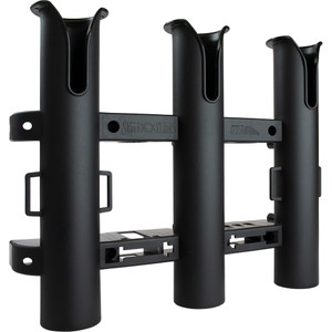 Sea-Dog Triple Threat Three Pole Rod Holder - Black, made by Sea-Dog - 325033-1 Sea-Dog Triple Threat Three Pole Rod Holder - Black, made by Sea-Dog - 325033-1
