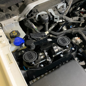 Bronco Twin Air Compressor Mounting Bracket Kit Grimm Offroad, made by Grimm Offroad - GOR10387 Bronco Twin Air Compressor Mounting Bracket Kit Grimm Offroad, made by Grimm Offroad - GOR10387