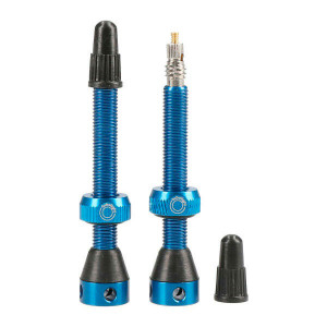 Tubolight Tubeless Valves 50mm Blue, made by Tubolight - Tubolight Tubeless Valves 50mm Blue, made by Tubolight -