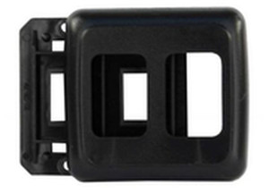 Double Switch Base & Face Plate Black, made by JR PRODUCTS - 12315 Double Switch Base & Face Plate Black, made by JR PRODUCTS - 12315