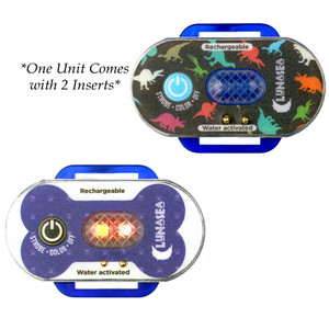 Lunasea Child/Pet Safety Water Activated Strobe Light - Blue Case, Blue Attention Light, made by Lunasea Lighting - LLB-63BB-F0-01 Lunasea Child/Pet Safety Water Activated Strobe Light - Blue Case, Blue Attention Light, made by Lunasea Lighting - LLB-63BB-F0-01