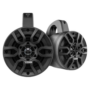 DS18 HYDRO 4" Wakeboard Tower Speakers - 300W - Black, made by DS18 - MP4TP/BK DS18 HYDRO 4" Wakeboard Tower Speakers - 300W - Black, made by DS18 - MP4TP/BK