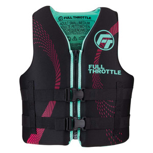 Full Throttle Adult Rapid-Dry Life Jacket - S/M - Aqua/Black - 142100-505-030-22, made by Full Throttle - 142100-505-030-22 Full Throttle Adult Rapid-Dry Life Jacket - S/M - Aqua/Black - 142100-505-030-22, made by Full Throttle - 142100-505-030-22