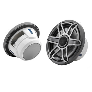 JL Audio M6 Series 7.7" Marine Coaxial Speakers w/Titanium Sport Grille - M6-770X-S-GmTi - 010-03075-00, made by JL Audio - 010-03075-00 JL Audio M6 Series 7.7" Marine Coaxial Speakers w/Titanium Sport Grille - M6-770X-S-GmTi - 010-03075-00, made by JL Audio - 010-03075-00