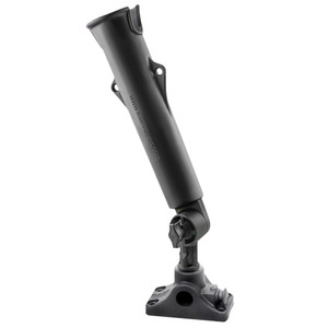 RAM Tough-Tube Fishing Rod Holder w/3" Length Spline Post, Combination Bulkhead/Flat Surface Base & Plunger - RAP-394-SSBMPU, made by RAM Mounting Systems - RAP-394-SSBMPU RAM Tough-Tube Fishing Rod Holder w/3" Length Spline Post, Combination Bulkhead/Flat Surface Base & Plunger - RAP-394-SSBMPU, made by RAM Mounting Systems - RAP-394-SSBMPU