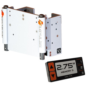 IMPULSE 10" Set Back Electric Jack Plate w/Smart Control - White Cerakote - 75070-W, made by IMPULSE - 75070-W IMPULSE 10" Set Back Electric Jack Plate w/Smart Control - White Cerakote - 75070-W, made by IMPULSE - 75070-W