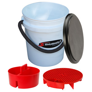Shurhold One Bucket Kit - 5 Gallon - White - 2461, made by Shurhold - 2461 Shurhold One Bucket Kit - 5 Gallon - White - 2461, made by Shurhold - 2461