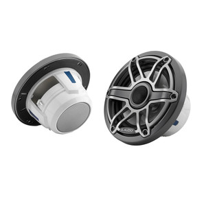 JL Audio M6 Series 6.5" Marine Coaxial Speakers w/Titanium Sport Grille - M6-650X-S-GmTi - 010-03091-00, made by JL Audio - 010-03091-00 JL Audio M6 Series 6.5" Marine Coaxial Speakers w/Titanium Sport Grille - M6-650X-S-GmTi - 010-03091-00, made by JL Audio - 010-03091-00