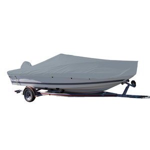 Carver Performance Poly-Guard Styled-to-Fit Boat Cover f/20.5' V-Hull Center Console Fishing Boat - Grey - 70020P-10, made by Carver by Covercraft - 70020P-10 Carver Performance Poly-Guard Styled-to-Fit Boat Cover f/20.5' V-Hull Center Console Fishing Boat - Grey - 70020P-10, made by Carver by Covercraft - 70020P-10