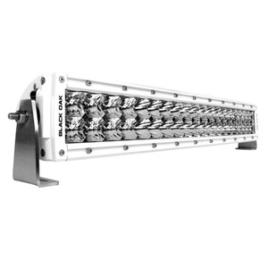 Black Oak Pro Series 3.0 Curved Double Row 20" LED Light Bar - Combo Optics - White Housing - 20CCM-D5OS, made by Black Oak LED - 20CCM-D5OS Black Oak Pro Series 3.0 Curved Double Row 20" LED Light Bar - Combo Optics - White Housing - 20CCM-D5OS, made by Black Oak LED - 20CCM-D5OS