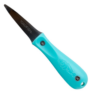 Toadfish Put 'Em Back Oyster Knife - Teal - 1001, made by Toadfish - 1001 Toadfish Put 'Em Back Oyster Knife - Teal - 1001, made by Toadfish - 1001