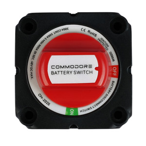 Commodore On/Off Battery Disconnect Switch - CM-202S, made by Commodore - CM-202S Commodore On/Off Battery Disconnect Switch - CM-202S, made by Commodore - CM-202S
