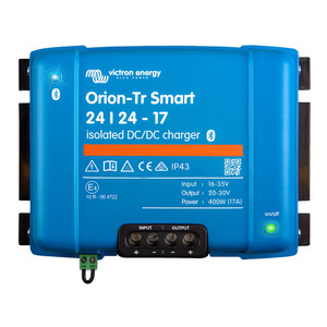 Victron Orion-TR Smart DC-DC 24/24-17 17a (400W) Isolated Charger or Power Supply - ORI242440120, made by Victron Energy - ORI242440120 Victron Orion-TR Smart DC-DC 24/24-17 17a (400W) Isolated Charger or Power Supply - ORI242440120, made by Victron Energy - ORI242440120