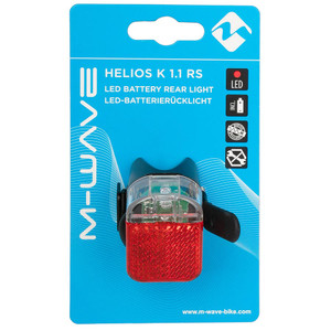 M-Wave Helios K 1.1 RS Rear Bike Light M-Wave 221055 M-Wave Helios K 1.1 RS Rear Bike Light M-Wave 221055