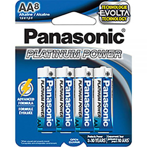 Platinum Power Aa 8-Pk, made by PANASONIC - Platinum Power Aa 8-Pk, made by PANASONIC -