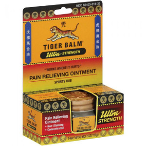 Tiger Balm Ultra Strength .63, made by TIGER BALM - Tiger Balm Ultra Strength .63, made by TIGER BALM -