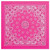 Neon Paisley Bandana Pink, made by CAROLINA MANUF -