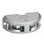 Lopolight Series 200-024 - Navigation Light - 2NM - Vertical Mount - White - Silver Housing, made by Lopolight - 200-024G2