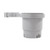 Camco Clamp-On Rail Mounted Cup Holder - Small for Up to 1-1/4" Rail - Grey, made by Camco - 53093