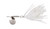 Hildebrandt Snagless Sally Nickle 1/4 White, made by Hildebrandt Baits -