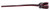 Yum Shakalicious Worm 5" F2 Red Bug, made by Yum Baits -