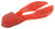 Zoom Super Chunk 3.5" 5/bag Ruby Red, made by Zoom Baits -