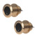 Raymarine B75mh 12deg Pair Thru Hull Chirp Transducers, made by Raymarine - T70065