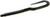 Zoom 6" U-tale Worm 20bg-black, made by Zoom Baits - 001-38