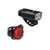 Lezyne Fusion Drive 500+ / Zecto Drive 200+ Pair Light Set, made by Lezyne -
