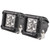 HEISE 4 LED Cube Light w/Harness - Spot Beam- 3" - 2 Pack - HE-HCL2S2PK, made by HEISE LED Lighting Systems - HE-HCL2S2PK