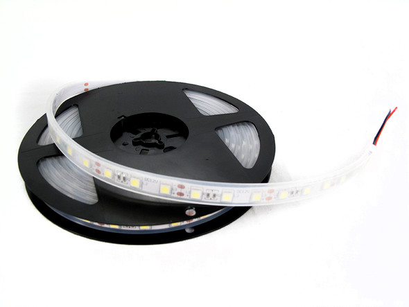 Led Strip Lights 16 Foot White Flexible Strip Light w/ Clear Waterproof Sleeve IP67 Marine Sport